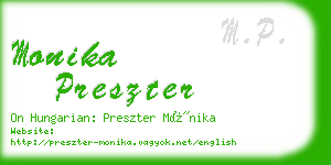 monika preszter business card